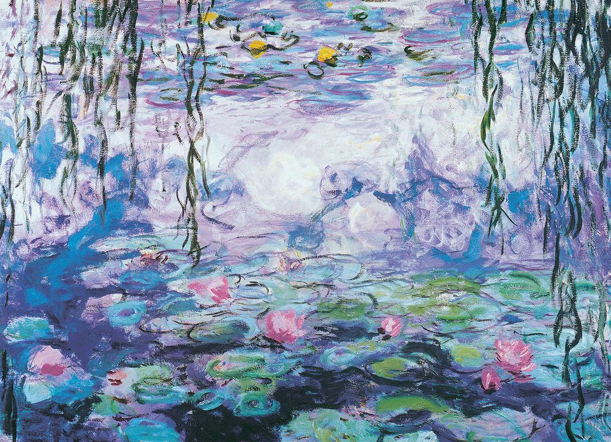 EuroGraphics Waterlilies By Claude Monet 1000 Pieces Puzzle - Laadlee
