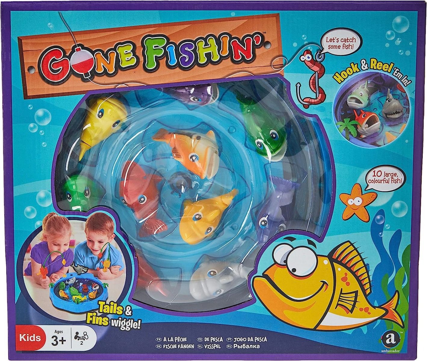 Ambassador - Deluxe Musical Fishing Game - Laadlee