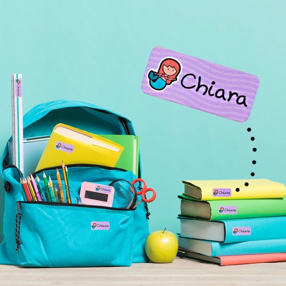 My Nametags Stickers - Cherry (Pack of 56) - Laadlee