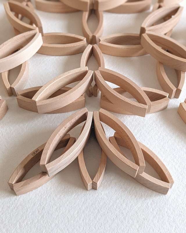 Abel Mini Wooden Blocks - 66pcs - Laadlee