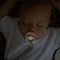 Frigg Daisy Latex Baby Pacifier 0-6M, 2Pack, Blush Night/Cream Night - Size 1 - Laadlee