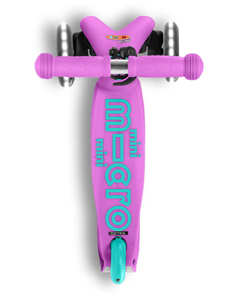 Micro Mini Deluxe Scooter with LED Wheels - Lavender - Laadlee