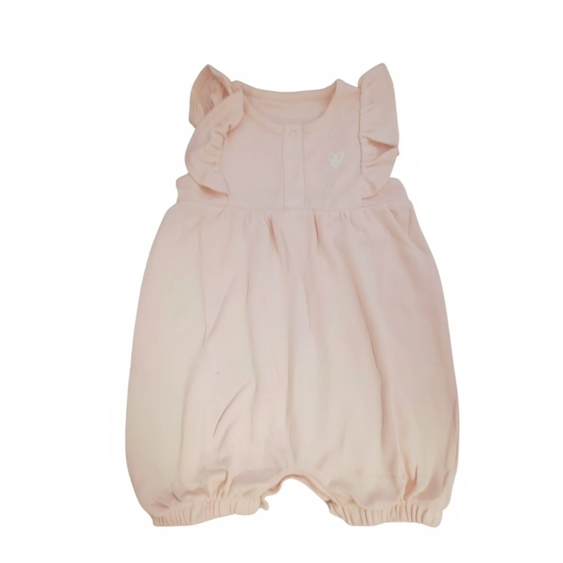 Forever Cute Mini Jumpsuit - Pink - Laadlee