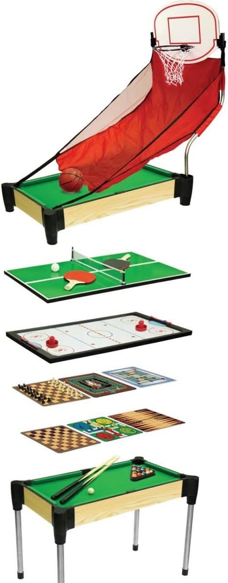 Ambassador - 10-In-1 Games Table - 36" (92cm) - Laadlee