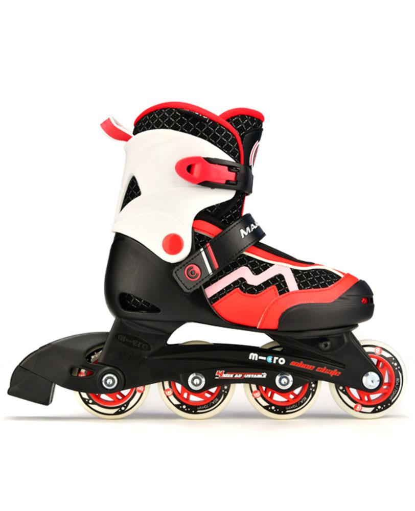 Micro Skates Majority - Red (Size 31-34) - Laadlee