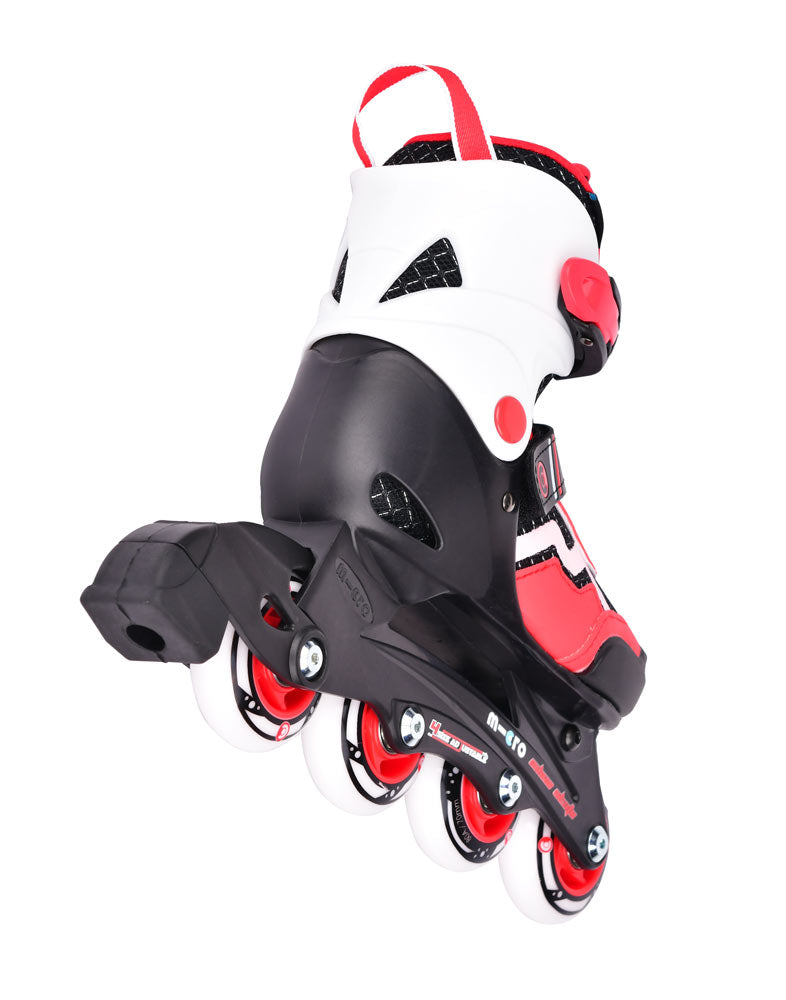 Micro Skates Majority - Red (Size 31-34) - Laadlee