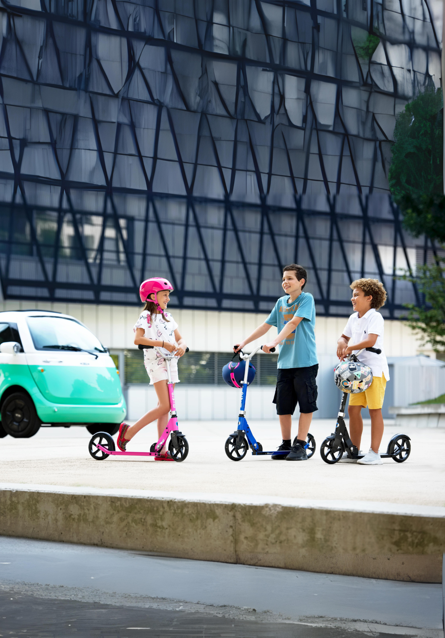 Micro Cruiser Scooter - Blue - Laadlee