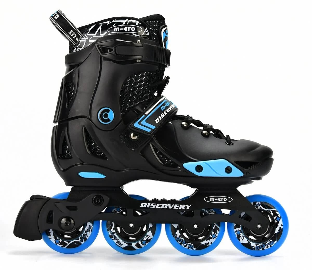 Micro Skates Discovery - Black with Brake Set (Size 33-36) - Laadlee