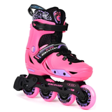 Micro Skates Discovery - Pink with Brake Set (Size 33-36) - Laadlee