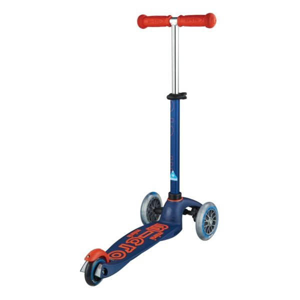Micro Mini Deluxe Scooter with LED Wheels - Navy Blue - Laadlee