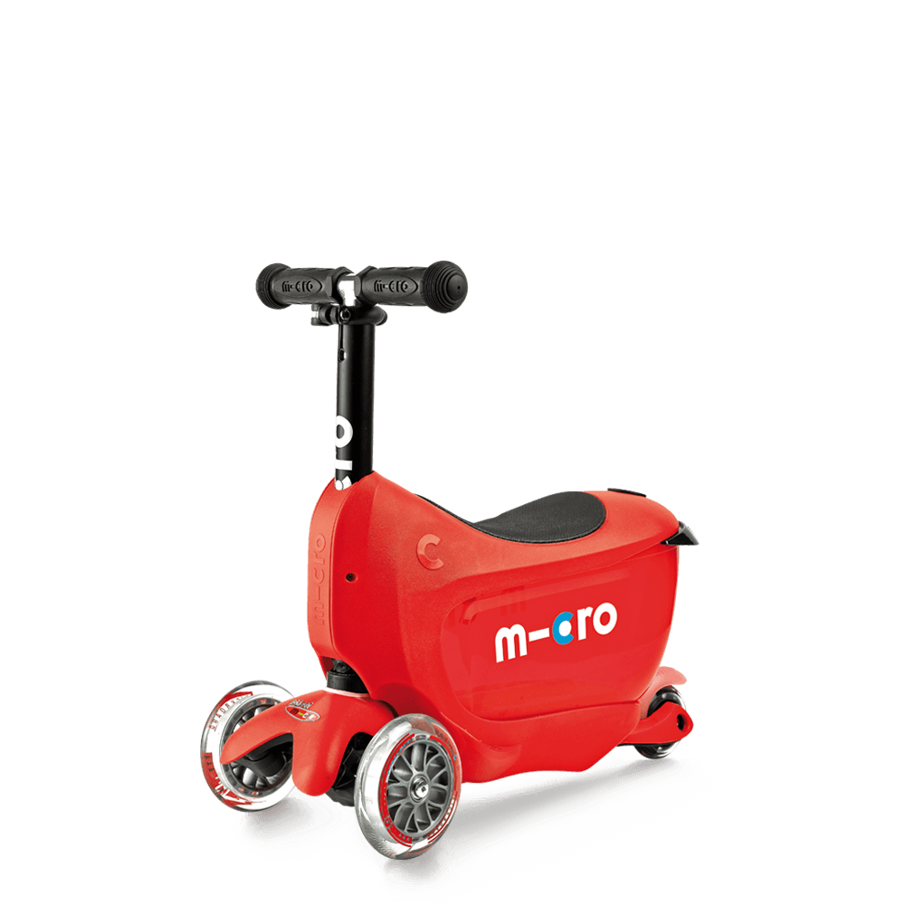 Micro Mini2go Deluxe Scooter - Red - Laadlee