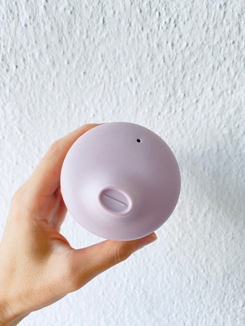 Mushie Silicone Sippy Cup Soft Lilac - Laadlee