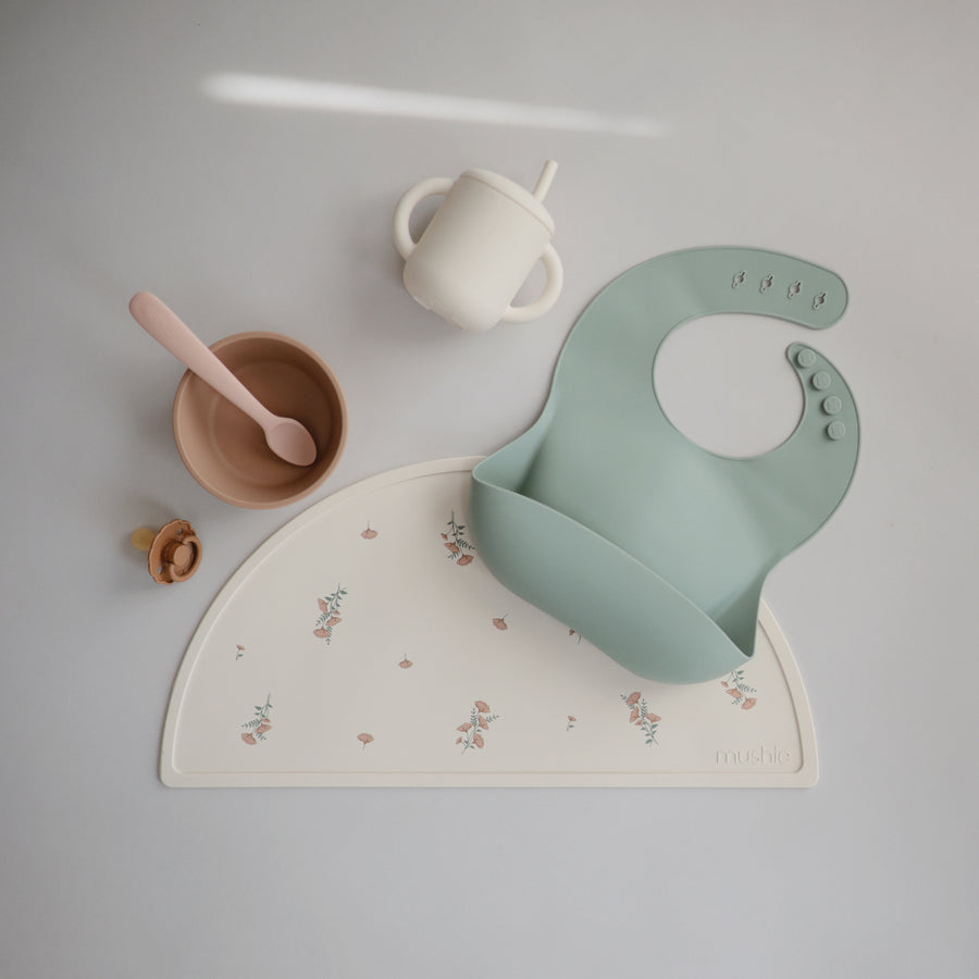 Mushie Silicone Training Cup + Straw Shifting Sand - Laadlee