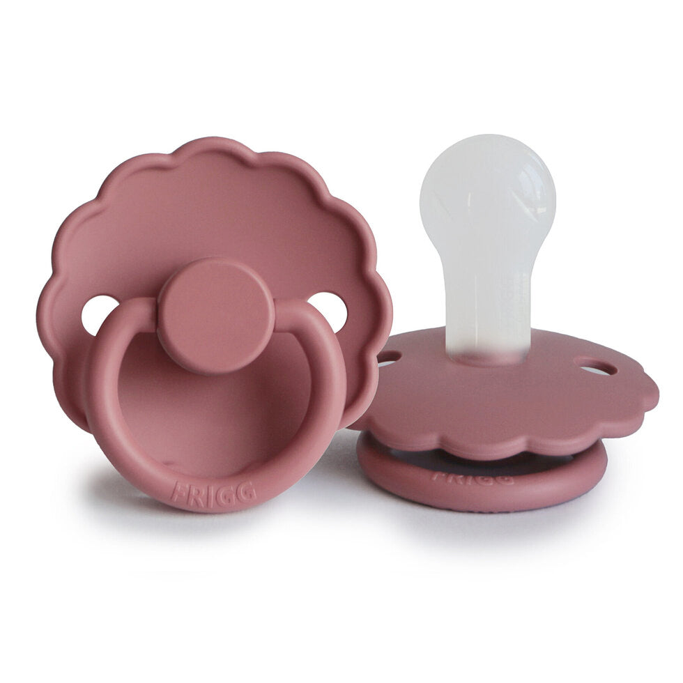 Frigg Daisy Silicone Baby Pacifier 6M-18M, 1Pack, Cedar - Size 2 - Laadlee