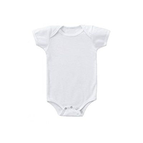 Woombie - Air Tee Onesie -White And Lime - Laadlee