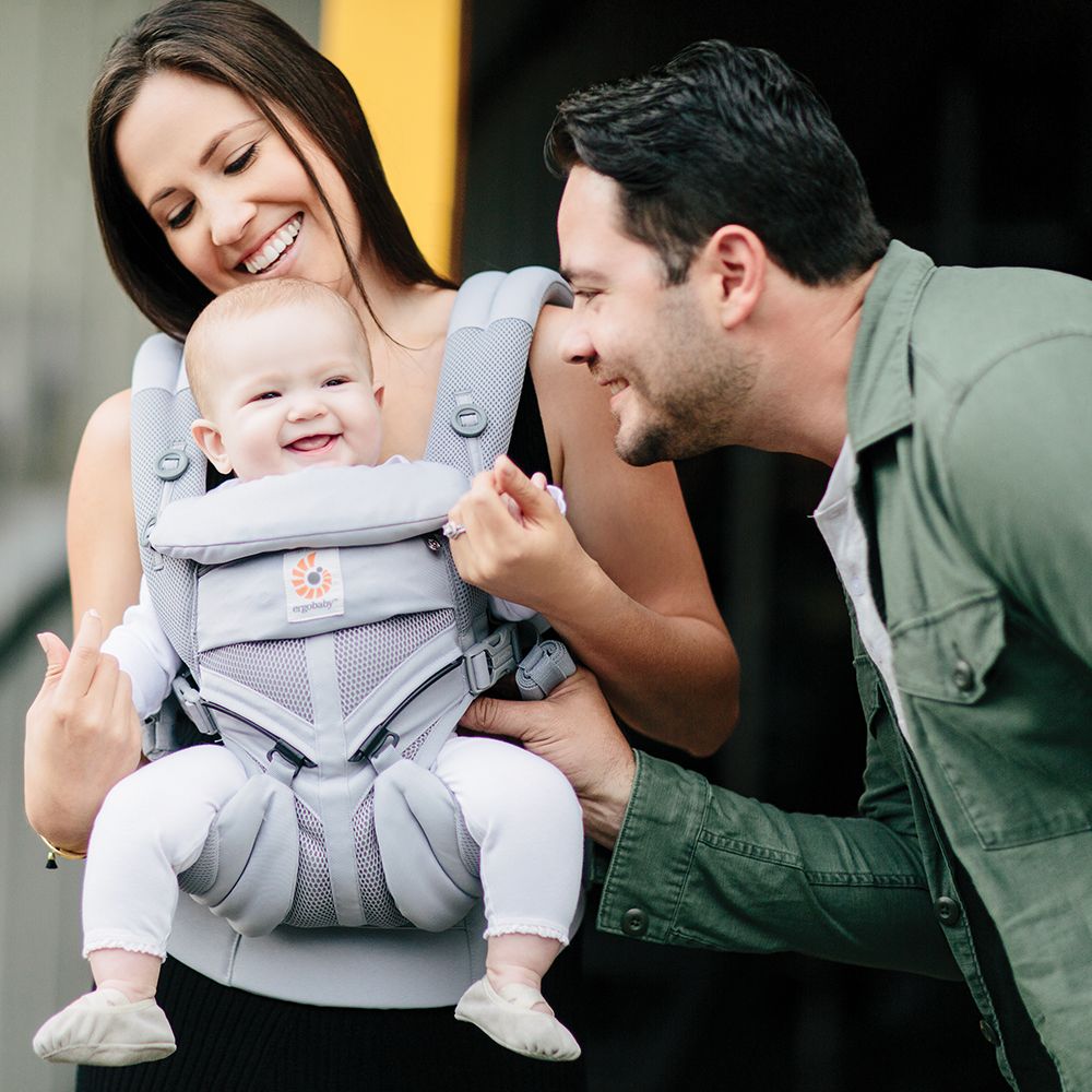 Ergobaby Omni 360 Cool Air Mesh Baby Carrier - Pearl Grey - Laadlee