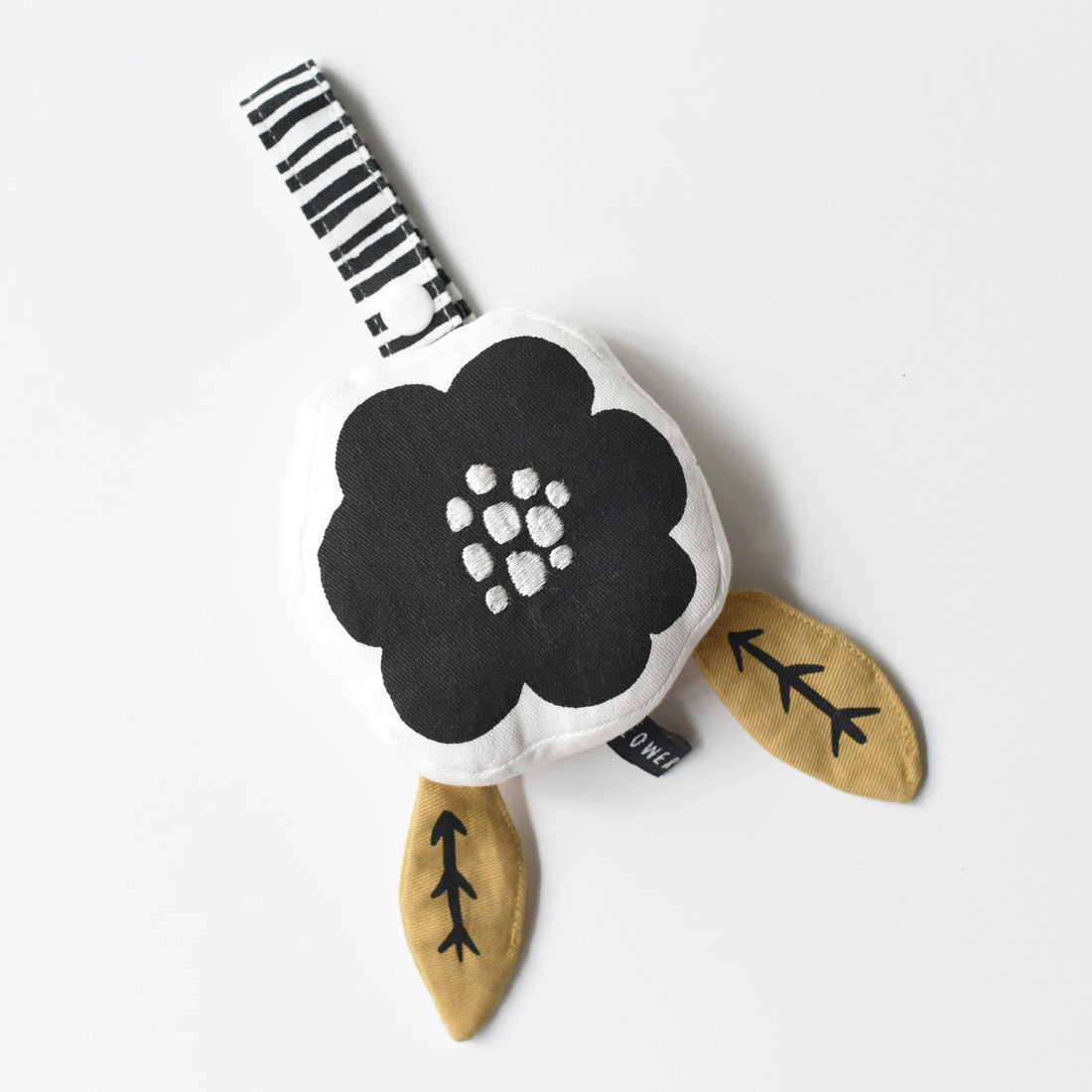 Wee Gallery - Flower Stroller Toy - Organic Cotton - Laadlee