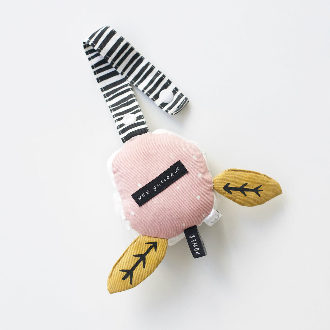 Wee Gallery - Flower Stroller Toy - Organic Cotton - Laadlee