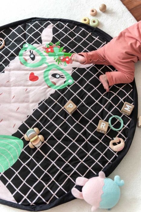 Play & Go Playmat & Storage Bag - Soft - Lama - Laadlee