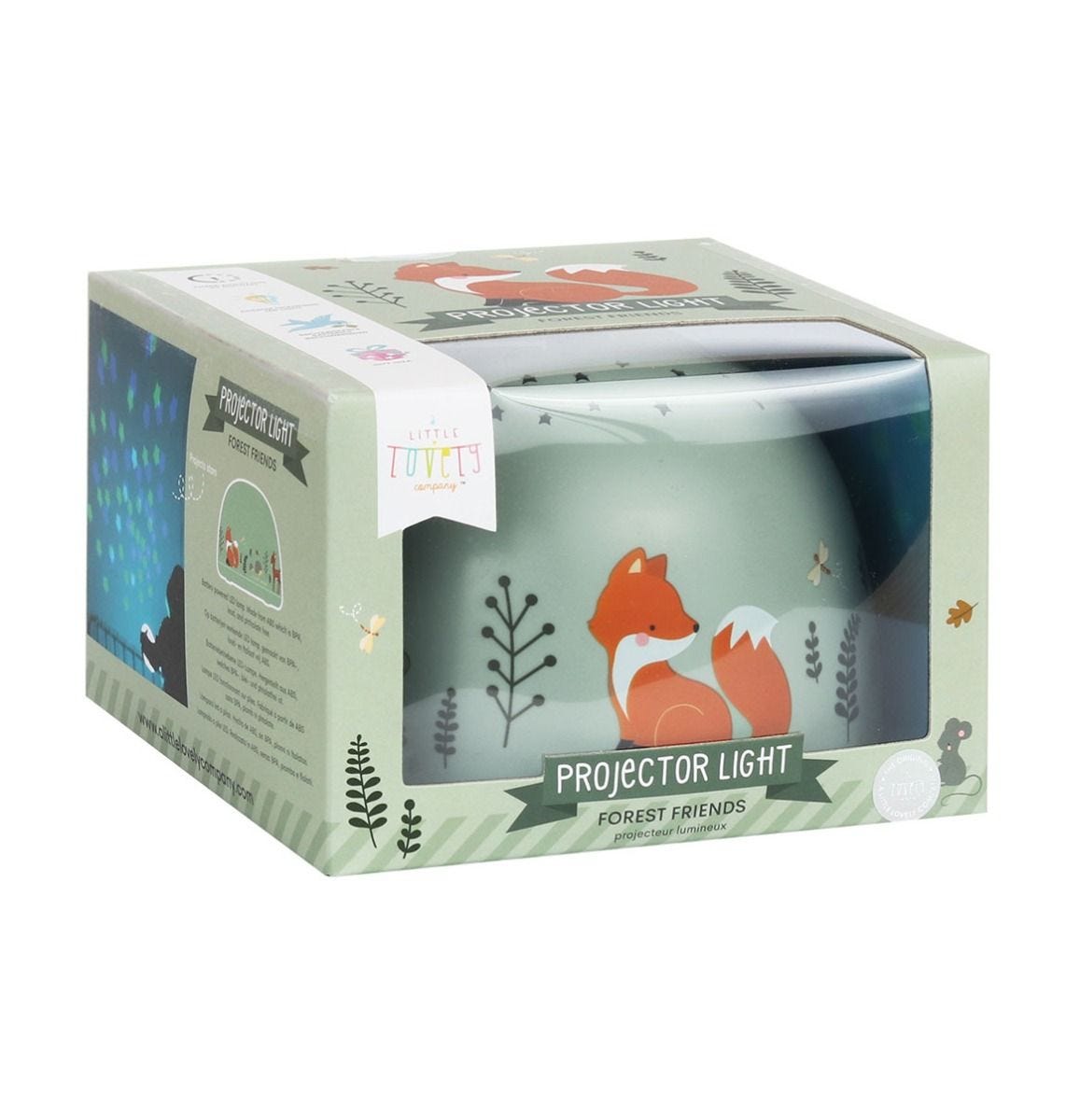 A Little Lovely Company Projector Light - Forest Friends - Laadlee