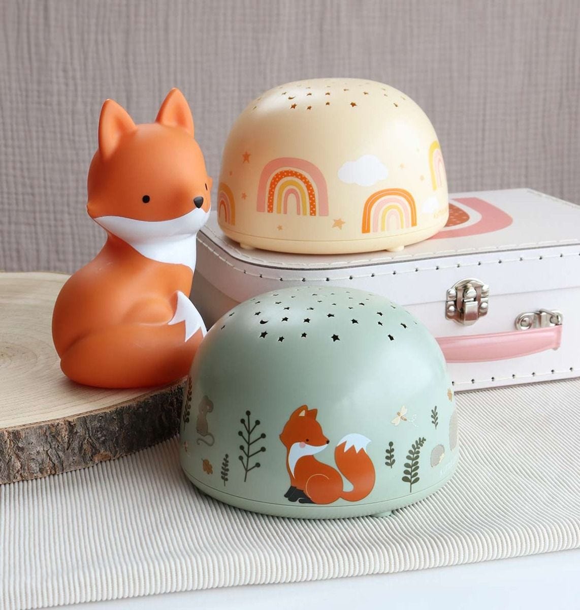 A Little Lovely Company Projector Light - Rainbows - Laadlee