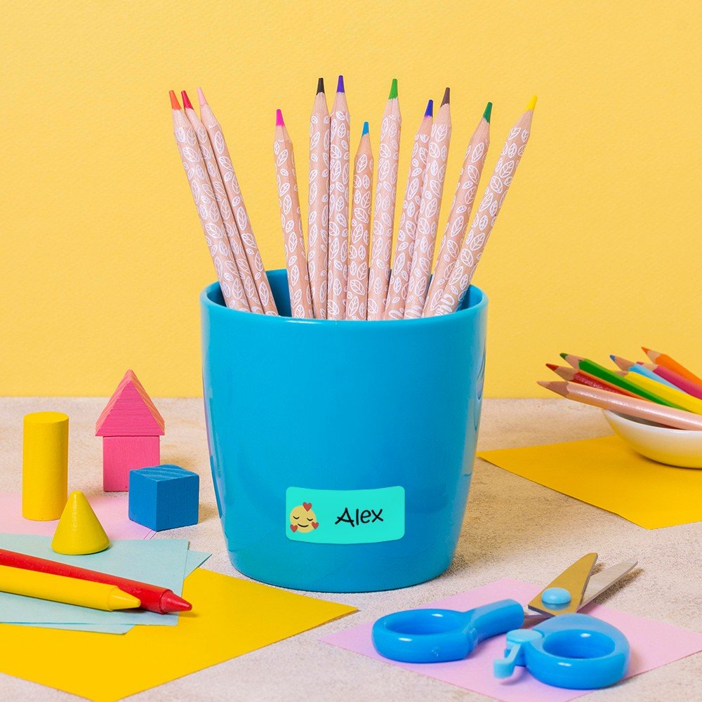 My Nametags Stickers - Heart Smiley (Pack of 56) - Laadlee