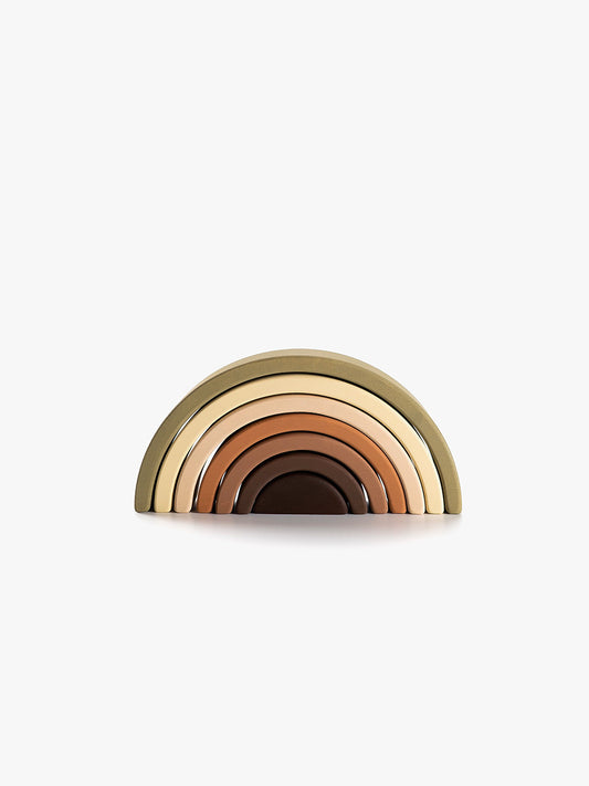 SABO Concept - Wooden Rainbow Toy - Olive - Laadlee