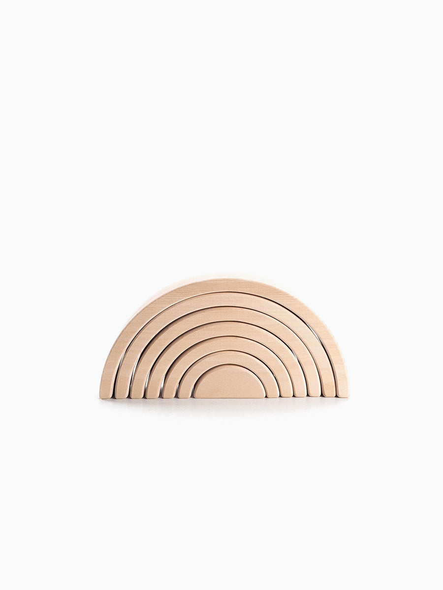 SABO Concept - Wooden Rainbow Toy - Natural - Laadlee