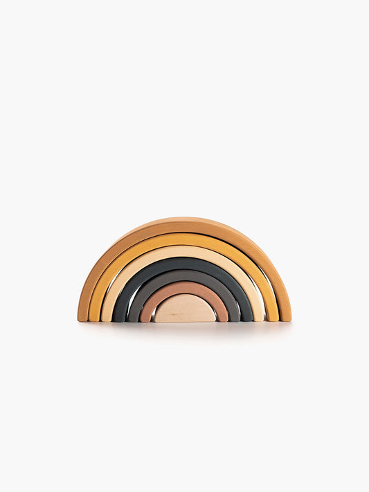 SABO Concept - Wooden Rainbow Toy - Mustard - Laadlee