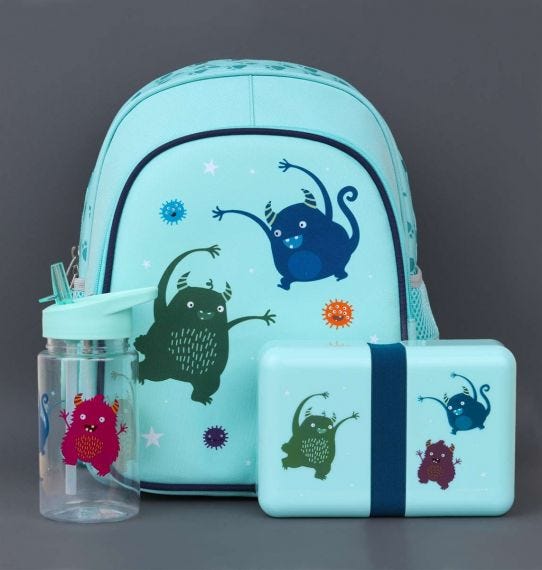 A Little Lovely Company Lunch Box - Monsters - Laadlee