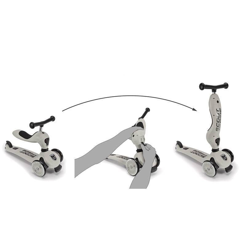 Scoot & Ride Highwaykick 1 - Steel - Laadlee