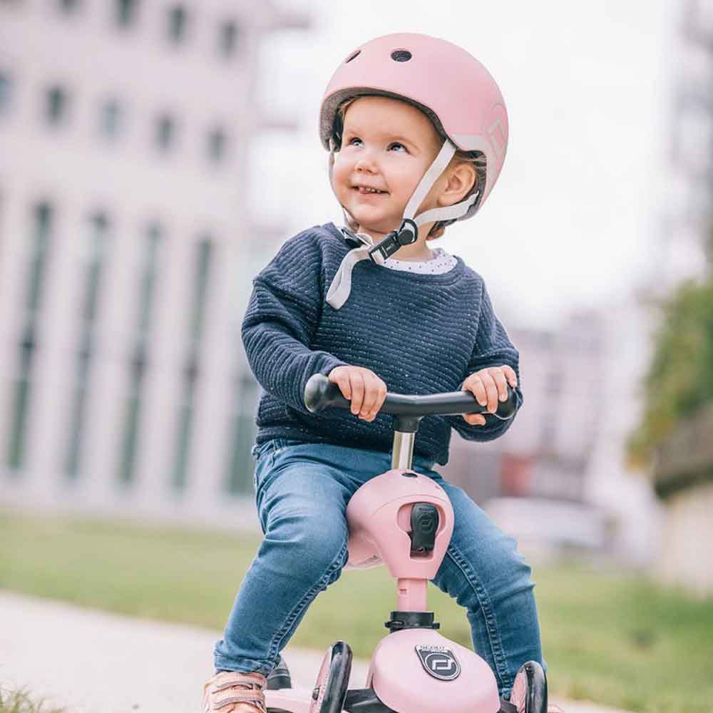 Scoot & Ride Kid Helmet S-M - Rose - Laadlee
