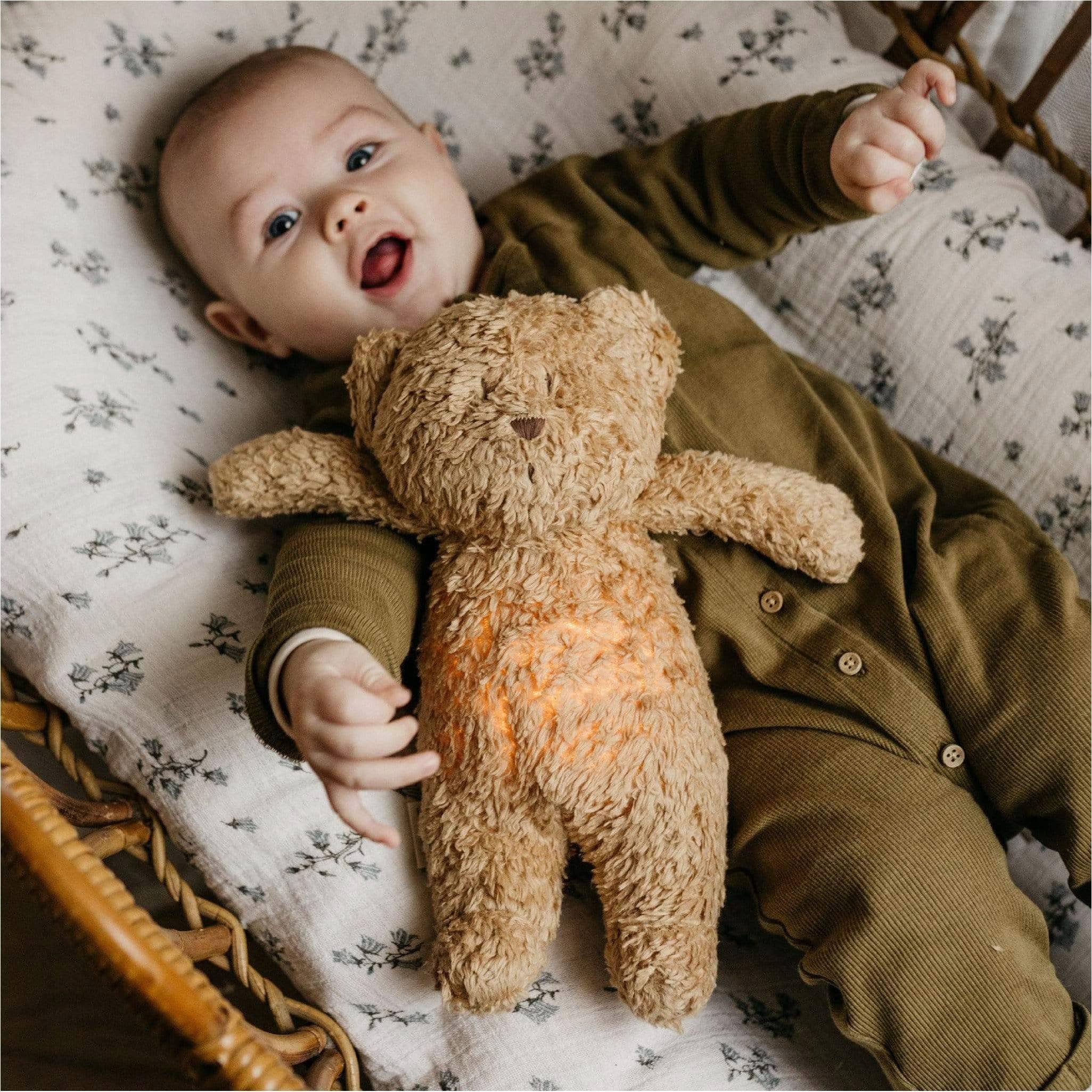 Moonie - Organic Humming Bear - Cappuccino - Laadlee