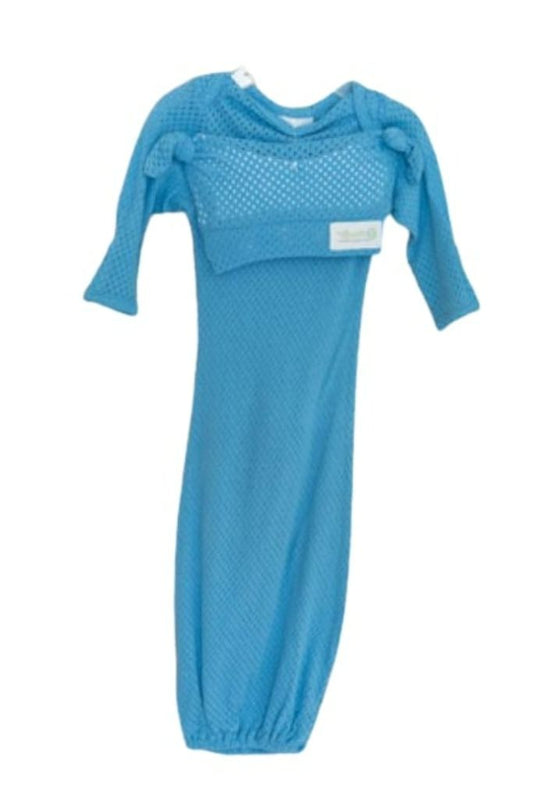 Woombie Ultra Air Gowns + Hat - Aqua - Laadlee