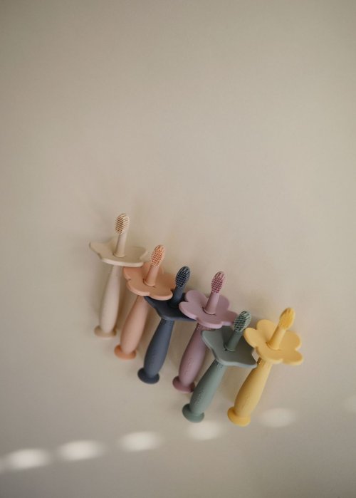 Mushie Star Training Toothbrush Cambridge Blue - Laadlee