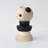 Wee Gallery - Wood Stacker Toy - Panda - Laadlee