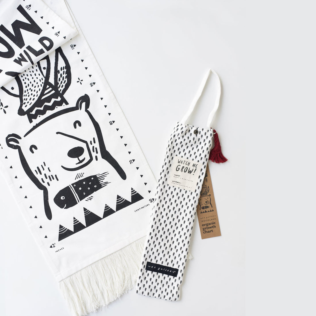 Wee Gallery - Canvas Growth Charts - Woodland - Laadlee