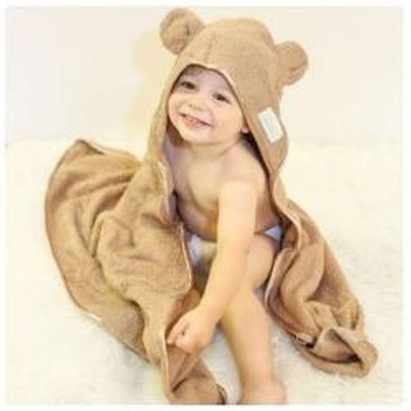 Woombie Organic Cuddle Towel - Mocha - Laadlee