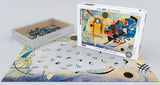 EuroGraphics Yellow, Red, Blue 1000 Pieces Puzzle - Laadlee